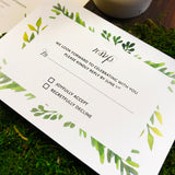 Floral Burst Wedding Invitation