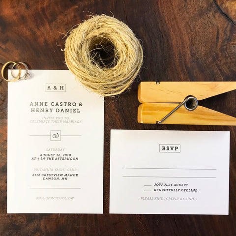 Modern Wedding Invitation