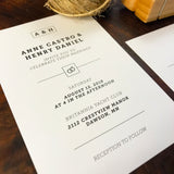 Modern Wedding Invitation