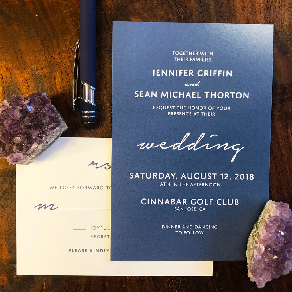 Simple Wedding Invitation